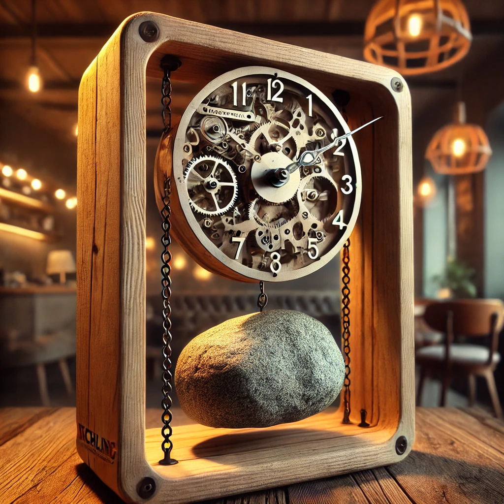 tischling rock weighted clock